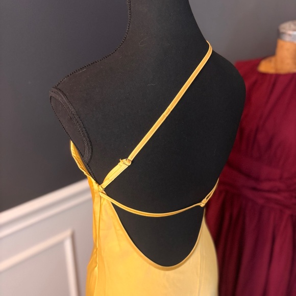 Commense One Shoulder Yellow Dress - Picture 3 of 16